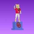 ghfhf.jpg NCAA - Oklahoma Sooners Maskottchen Statue - 3d Drucken