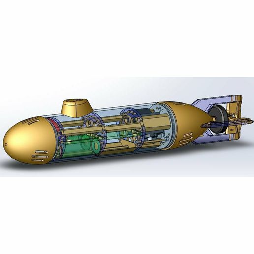 KomplettCAD2.jpg SuSiSub60 Remote Control Submarine RC Submarine