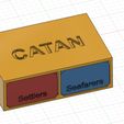 Catan Piece Holder Full-design with color.jpg Catan Settlers + Seafarers game piece holder/storage dual funtion organizer