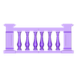 balustrade obj v1.obj 3D Stone Guardrail V1