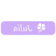 JG_Bookmark_Julia.stl Bookmark - Flower - Julia