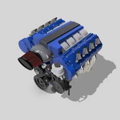IMG_3546.png Archivo STL LS7 Motor Mercury Completo LSX・Diseño de impresora 3D para descargar