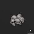 SkullPile_02.png 3D file Skulls Props / Piles・3D print design to download, edgeminiatures