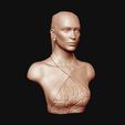 16.jpg Bella Hadid portrait sculpture 3D print model