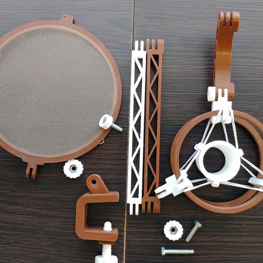 Microphone mount for sm58 and not only - 3D model önizlemesi