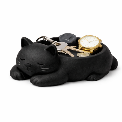 Hefty Sleeping Cat Tray – Cute Storage Dish STL