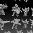 ork sidefront closeup2.jpg STL-Datei Ork Astroknight Megapack・3D-Drucker-Vorlage zum herunterladen