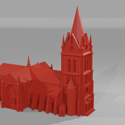 r1.png STL file Gothic church・Model to download and 3D print