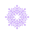 1106.stl christmas ball earring snowflake