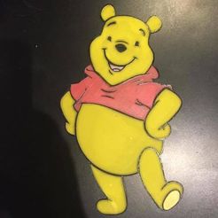 POOH.jpeg Free STL file Pooh - Sun Catcher・Model to download and 3D print