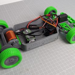 3D printed Chassis 1/10 Adaptable - DKS-Basic • made with Ender 3v2・Cults