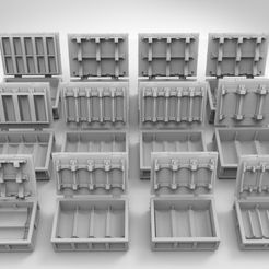 Munitions.691.jpg Free STL file Cannon Ammunition Crates・3D print design to download, Mkhand_Industries