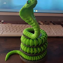Cobra articulé + Porte-crayon