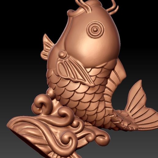 BigFishA7.jpg Download free STL file big fish • 3D printing template, stlfilesfree