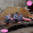 b.jpg PRINT IN PLACE CUTE FLEXI RAT