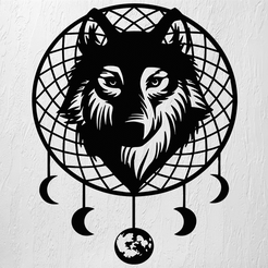 Imagen1-LOBO-ATRAPO-SUEÑO.png WOLF CATCHES DREAM WALL ART 2D DECORATION