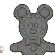 Gingerbread-Mickey-and-pendant-14.jpg Christmas Gingerbread Mickey and Pendant 3D Printable Model