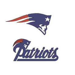 PatriotsToCT.png STL file NFL New England Patriots (Wall)・3D print design to download, miguelonmex