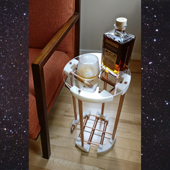 orion1_sq.png Free STL file Orion's Belt Cocktail Table・3D printing design to download