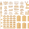 2023-11-26-3.png Laser Cut Vector Pack - 500 Assorted Christmas Designs