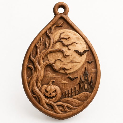 Halloween  Pumpkin (3D relief STL File)