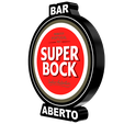 front-side.png Super Bock Logo Light with BAR ABERTO text