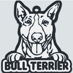 terrier-tinker.png Fichier STL gratuit Porte-clés Bull Terrier・Idée pour impression 3D à télécharger