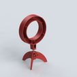 RENDER1.JPG LED ring light on tripod - 3D printing - https://youtu.be/zUDaBUE4kjs