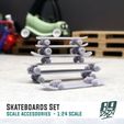 9.jpg Skateboards set in 1/24 scale for diorama - 6 models