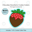 Etsy-Listing-Template-STL.png Chocolate Strawberry Cookie Cutters | STL Files