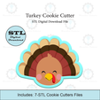 Etsy-Listing-Template-STL.png Turkey Cookie Cutter | STL File