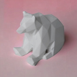 PhotoRoom-20240229_004731.png Sitting Bear [LOW POLY]