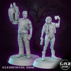 Elemental-Duo-Thumbnail.jpg Fichier 3D Duo élémentaire Leelu & Korban・Plan pour impression 3D à télécharger