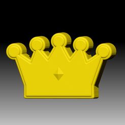 Crown.jpg Archivo STL CROWN CHAMPÚ SÓLIDO Y MOLDE PARA BOMBA DE JABÓN・Objeto para impresora 3D para descargar