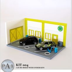 KIT-004.jpg Mini garage diorama for 1/64 scale diecasts - Model 004