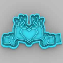 Grinch-hands-heart_1.jpg Grinch hands heart - freshie mold - silicone mold box