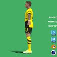 q7.jpg 3D Rigged Marcos Reus Borussia Dortmund 2024