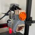 Ender 3, 3 V2, 3 pro, 3 max, двойной 40-мм осевой вентилятор hot end duct / fang. CR-10, прямой привод Micro Swiss и совместимость с боуденом. Для печати не требуется поддержка