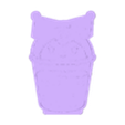 Option_2 - KUROMI JUICE.stl Soda Tab Opener KUROMI JUICE Keychain - STL 3MF pre-painted - Soda can Opener