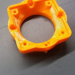 Traxxas-Sledge-Lüfter-Adapter-40mm-5.jpg STL file TRAXXAS Sledge & Hobbywing MAX 8 adapter for 40mm fan improved cooling・Model to download and 3D print