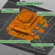 Slide2.jpg Tank Toy - Print in Place - Articulated Cannon, Axil and Track