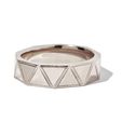 3.jpg Triangular Faceted Oxidised Silver Ring Band