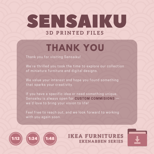 01.-EKENABBEN-Open-Shelf-Unit-9.png Miniature Replica 01. EKENABBEN Open Shelf Unit for Miniature Dollhouse - IKEA - 3D Print Instant Download