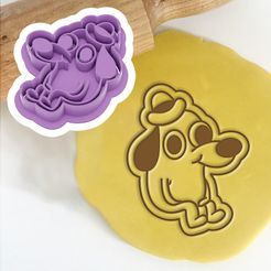 This-is-fine-Dog-meme-Cookie-Cutter.jpg Datei STL Das ist fein Hund meme Ausstechform・Design für 3D-Drucker zum herunterladen