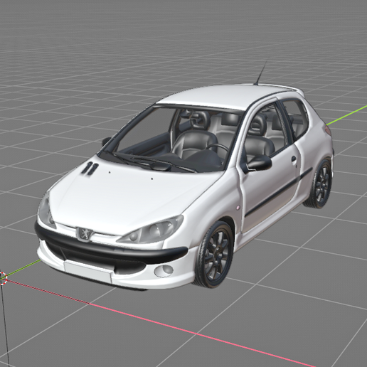 🚙 Peugeot 206・ 3D File for 3D printing・Cults