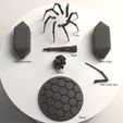 2.jpg Virus Bacteriophage miniature 3D print model
