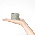 IMG_5201.jpg Free STL file Geometric Concrete Pot Mold・3D printable model to download