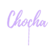 chocha.stl topper chocha