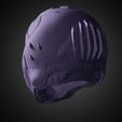 DoomGuyHelmetBack34LeftRandom.jpg Doom Guy Helmet for Cosplay 3D print model