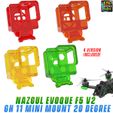 Nazgul-Evoque-F5-V2-Gopro-Hero-11-Mini-20-Degree-1.jpg iFlight Nazgul Evoque F5 V2 HD Gopro Hero Mini 11 20 Degree Mount